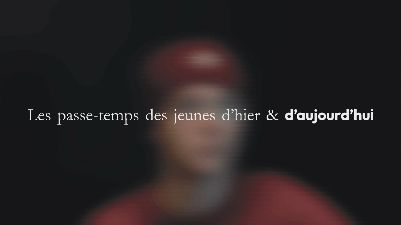 Reportage sur les loisirs des jeunes d'aujourd'hui et ceux des années 1960