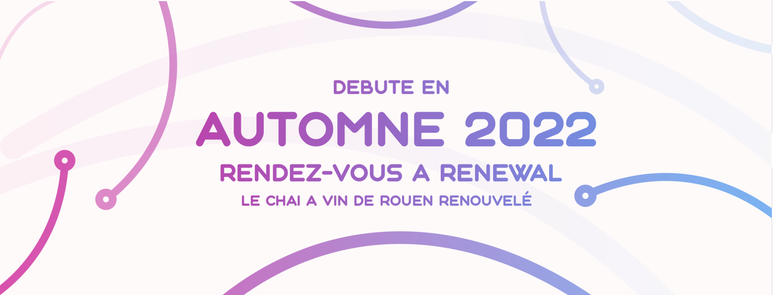 Affiche de l'annonce de l'ouverture d'un événement fictif réalisée