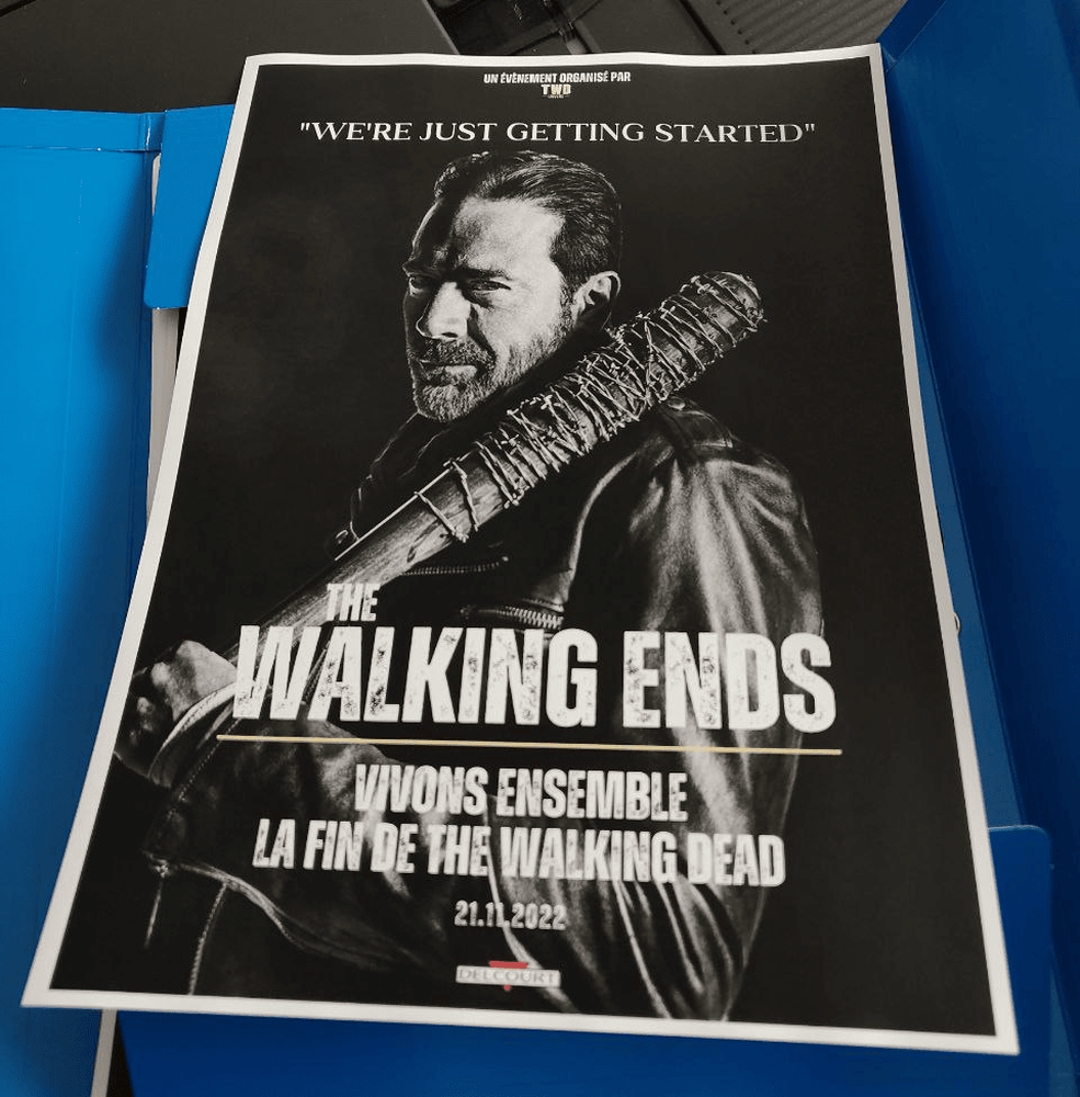 Poster à l'effigie de Negan