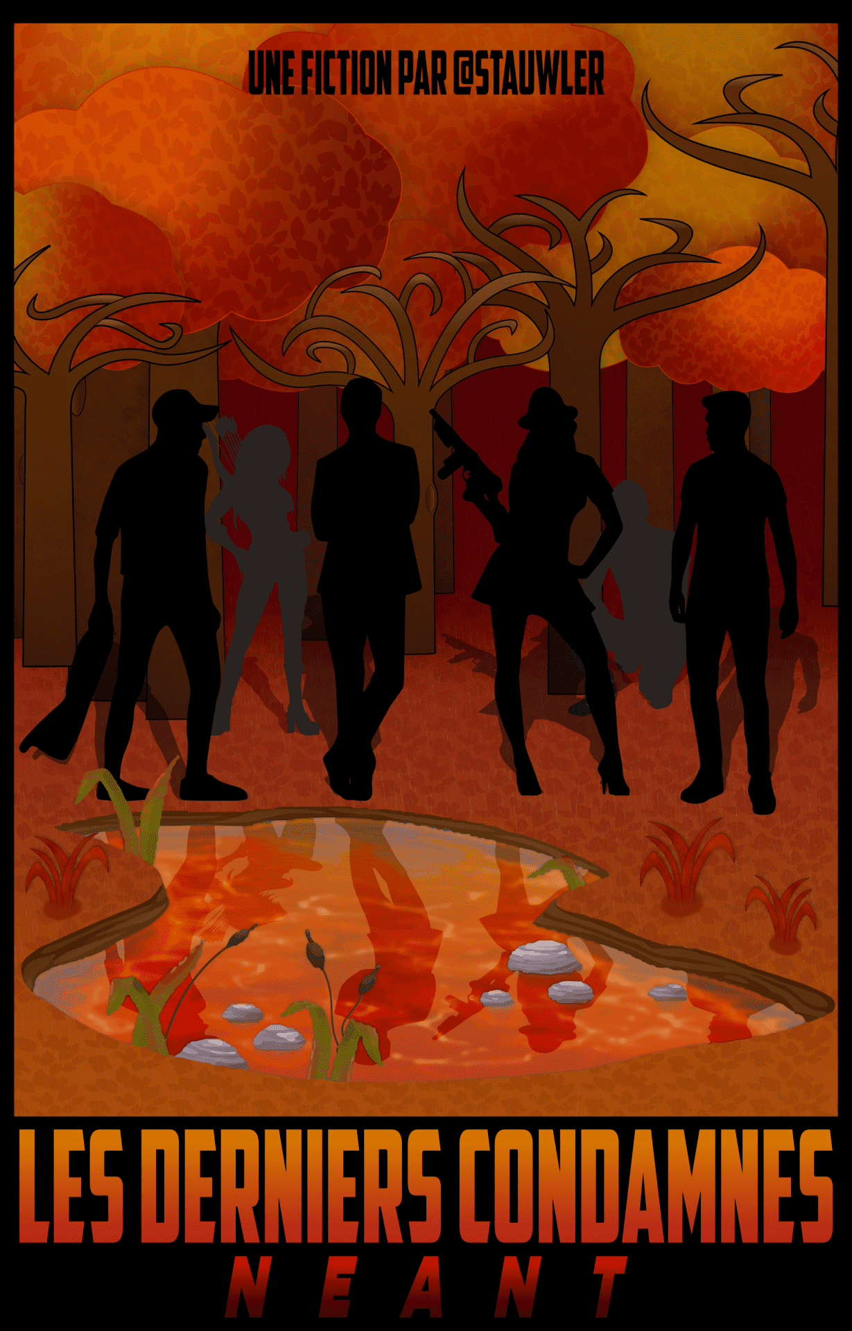 Première de couverture du second tome de la fiction "Les Derniers Condamnés"