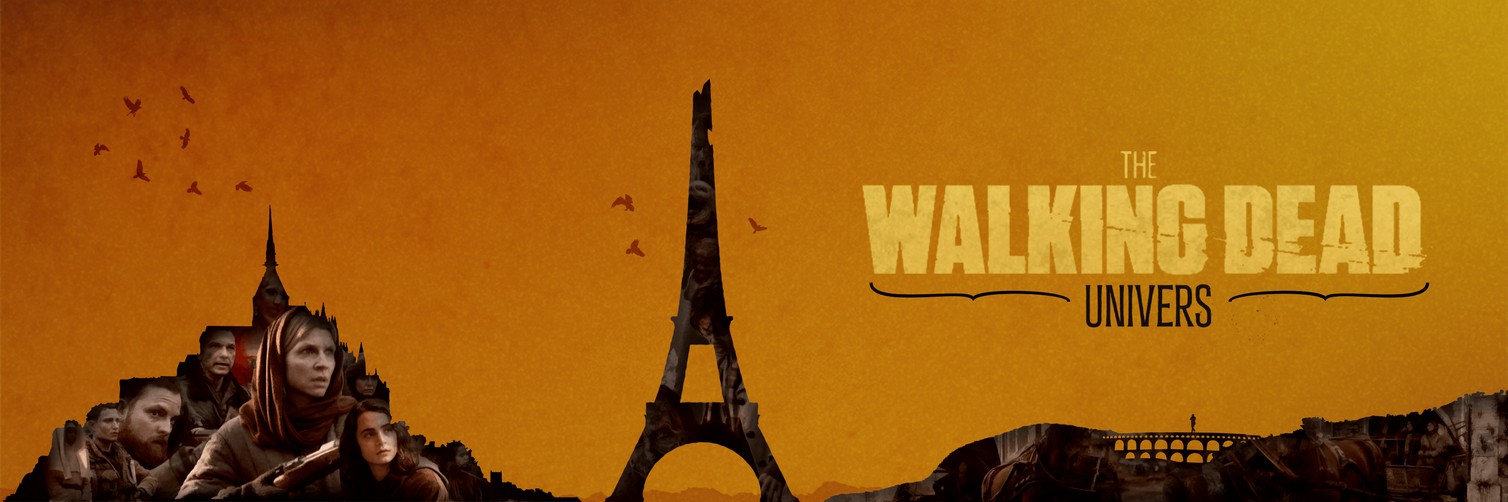 Bannière Twitter de The Walking Dead Univers