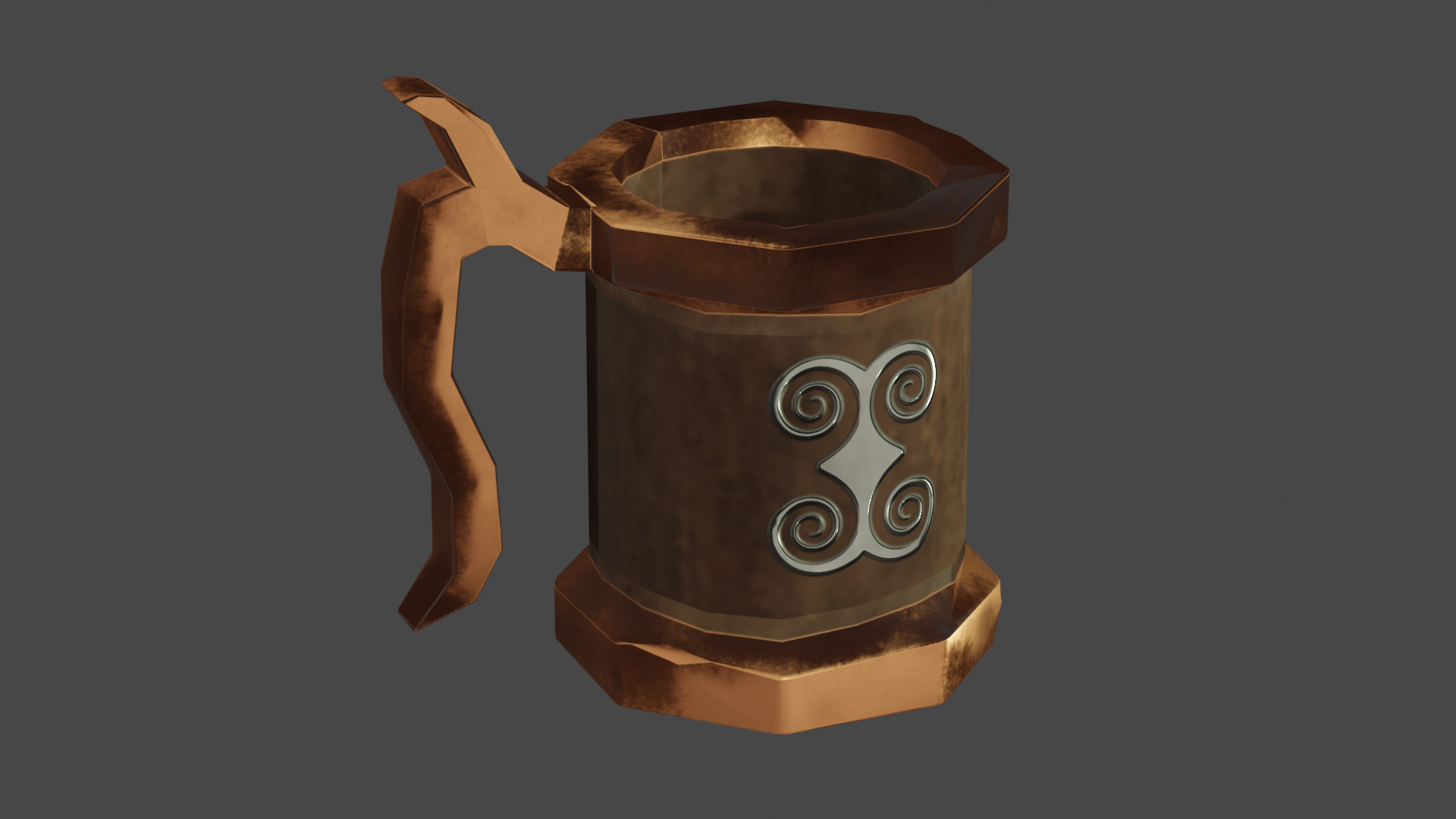 Modélisation 3D d'une chope de bière inspirée de Sea of Thieves